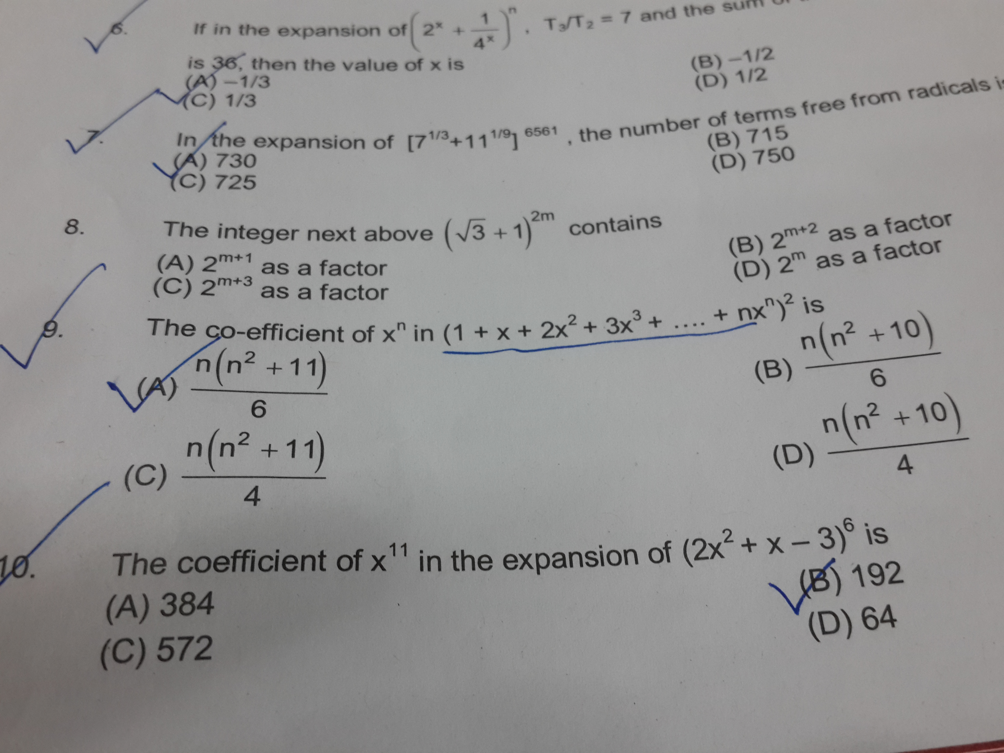 Binomial theorem - Maths Doubts - goIIT.com
