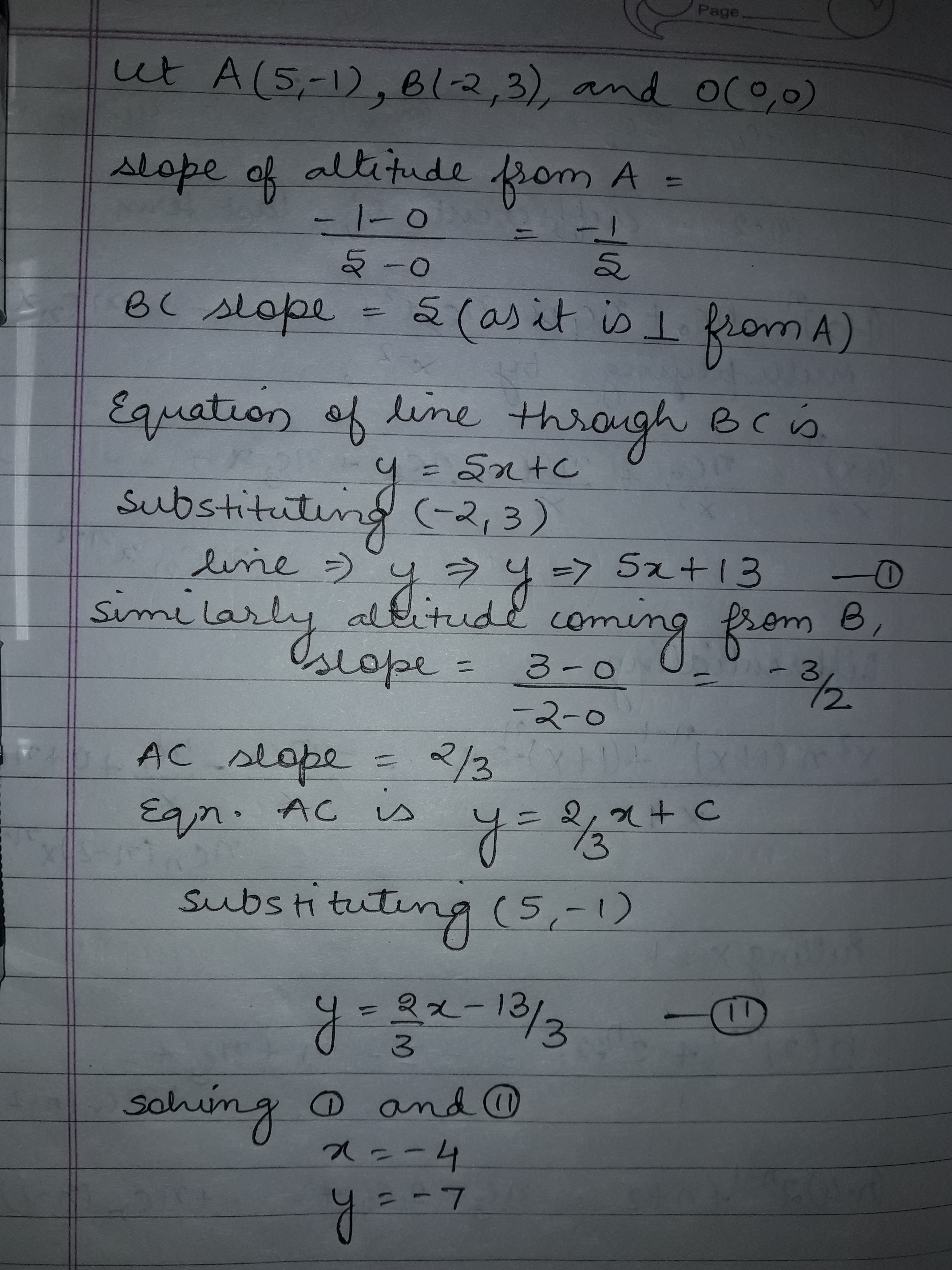 Coordinate geometry - Maths Doubts - goIIT.com